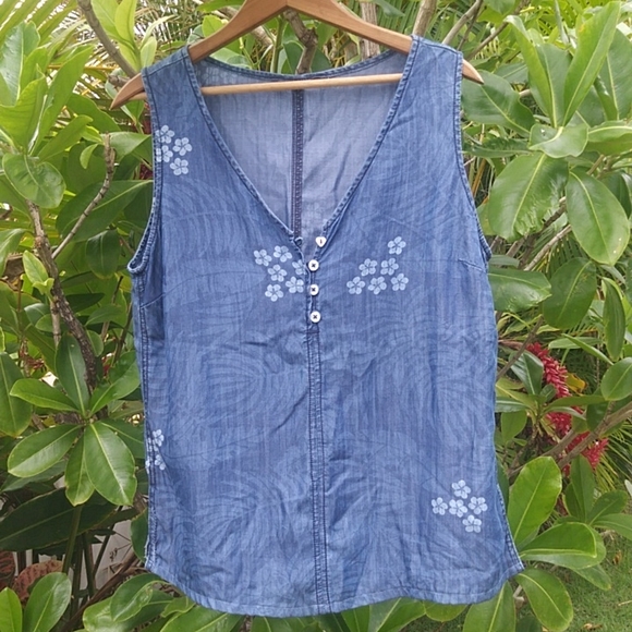 Plumeria And Palms Tank - Picture 3 of 5